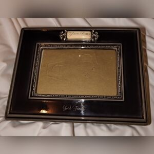 Black Ceramic Good Friends Picture Frame